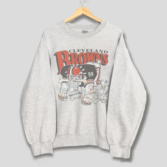 Vintage Cleveland Browns Football Unisex Style Sweatshirt, Cleveland NFL Shirt - Picture 1 of 2